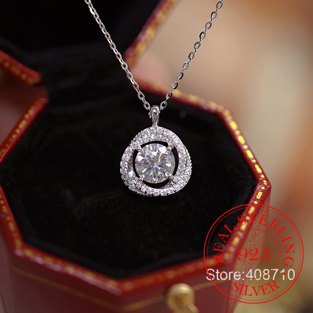Crystal Choker Necklace - Biżuteria ze srebra próby 925, wykwintny