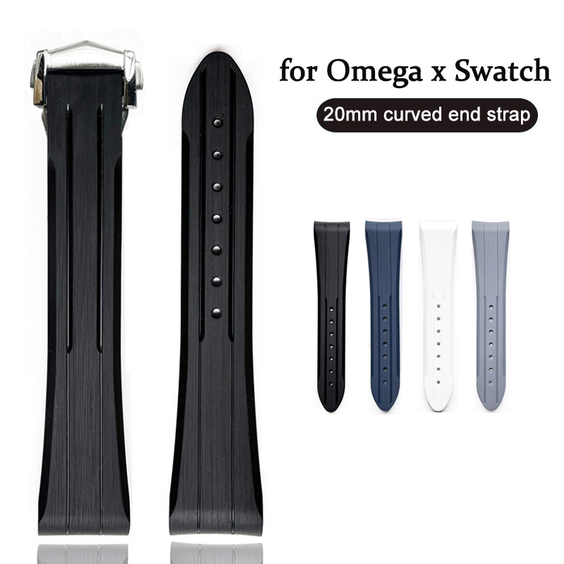 Omega Watch Speedmaster - Pasek gumowy 20 mm do Omega