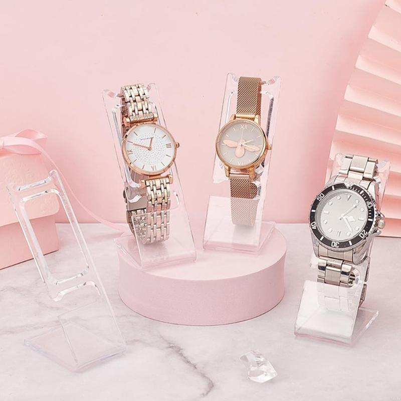 Are Watches Jewelry Or Accessories - Proste przezroczyste akrylowe stojaki na wyświetlacze
