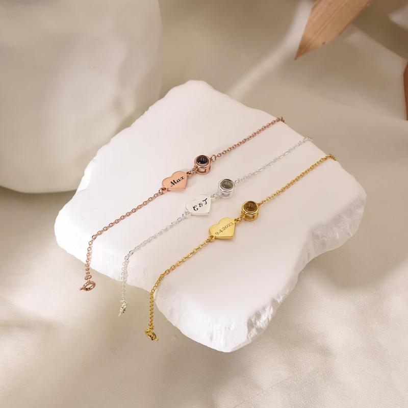 Rose Gold Bracelet - Bransoletka z imieniem na zamówienie z