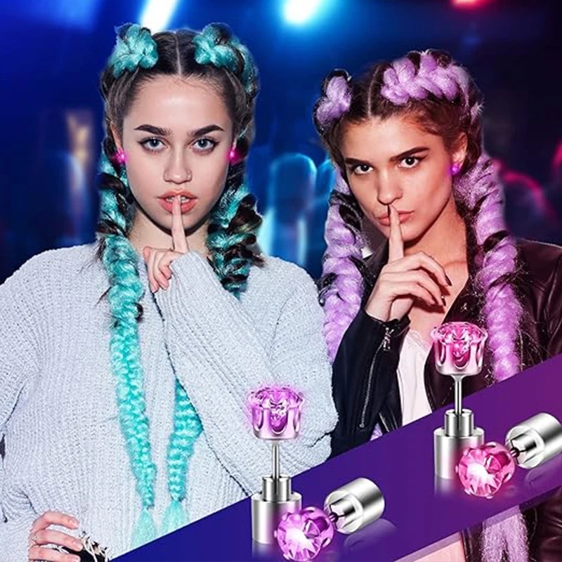 1 Para Kolczyki Led Light Up E – Diamond Stud Earrings recenzja i cena