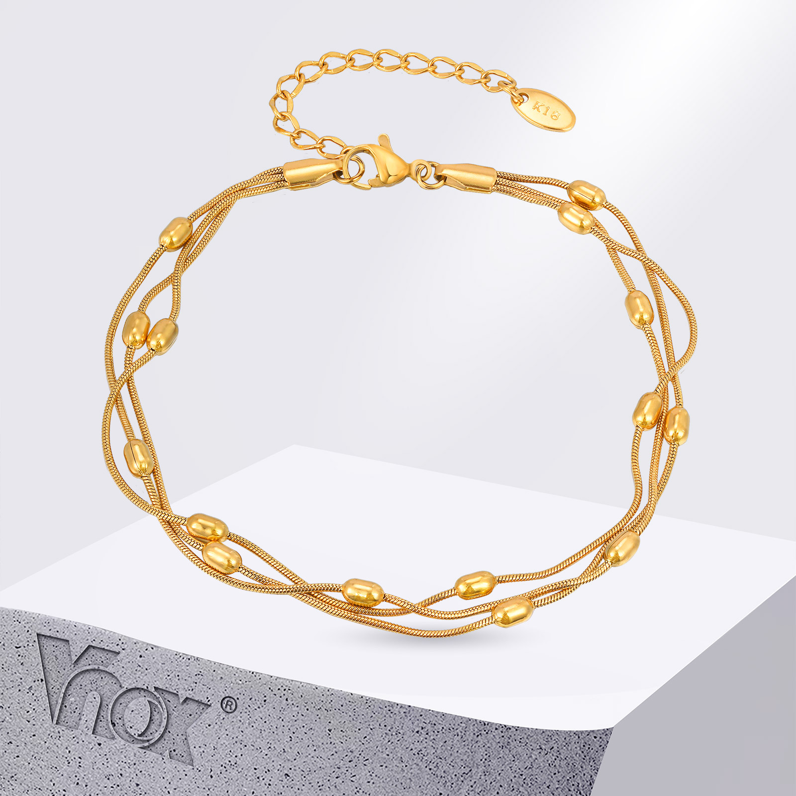 Vnox letnie trójwarstwowe łańc – Jc Jewelry & Watches Photos recenzja i cena