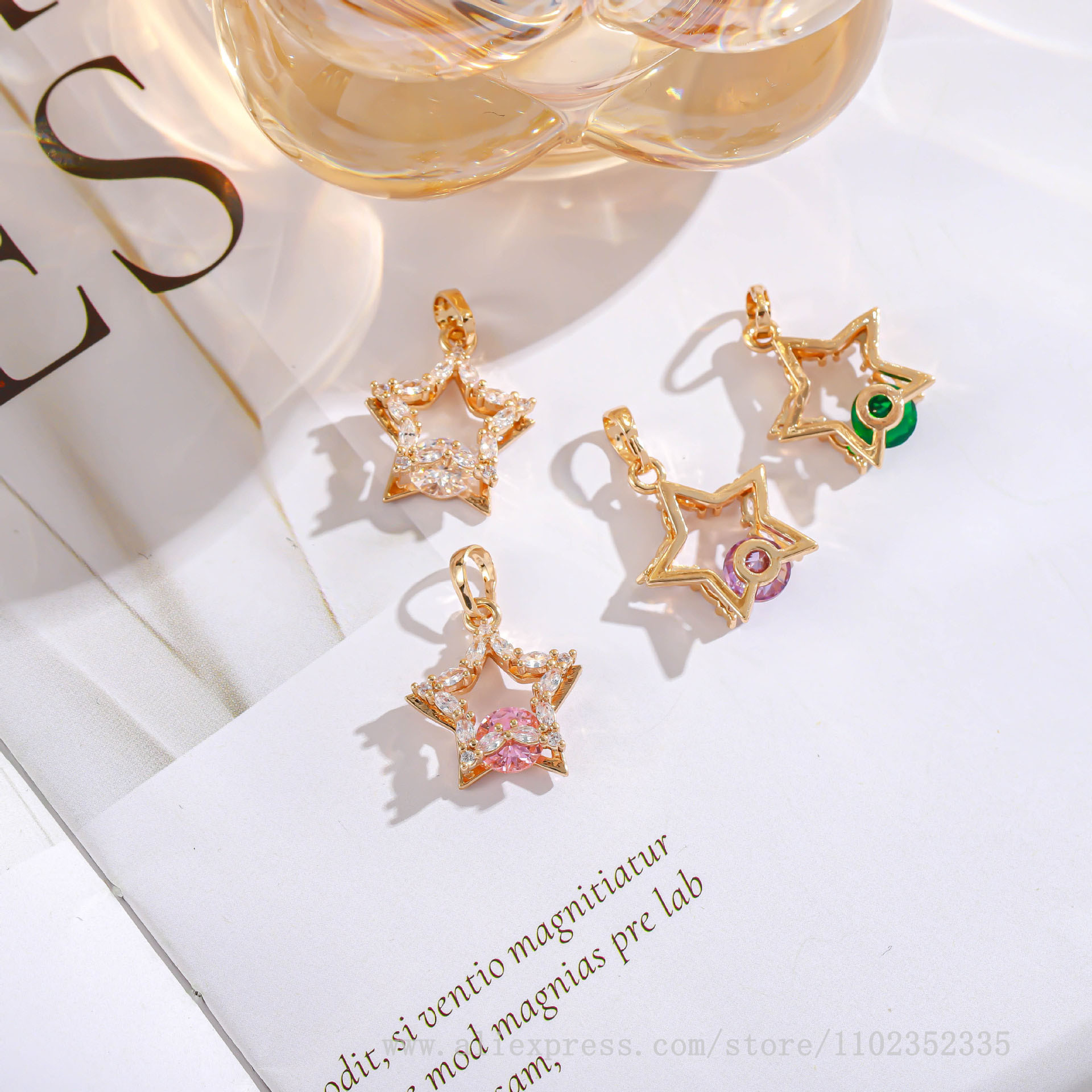 10 sztuk/worek nowe mody wysad – Diamond Stud Earrings recenzja i cena