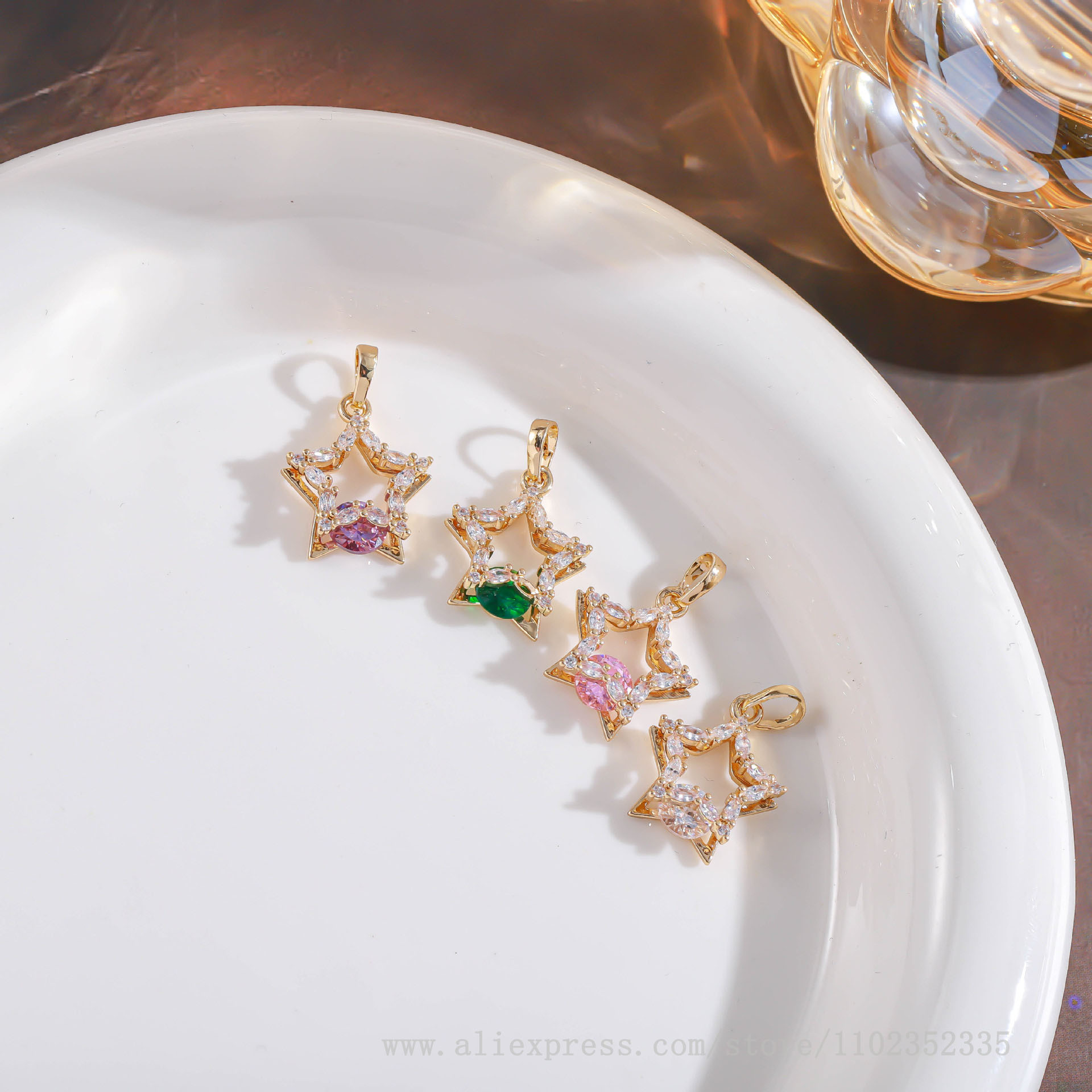 10 sztuk/worek nowe mody wysad – Diamond Stud Earrings recenzja i cena
