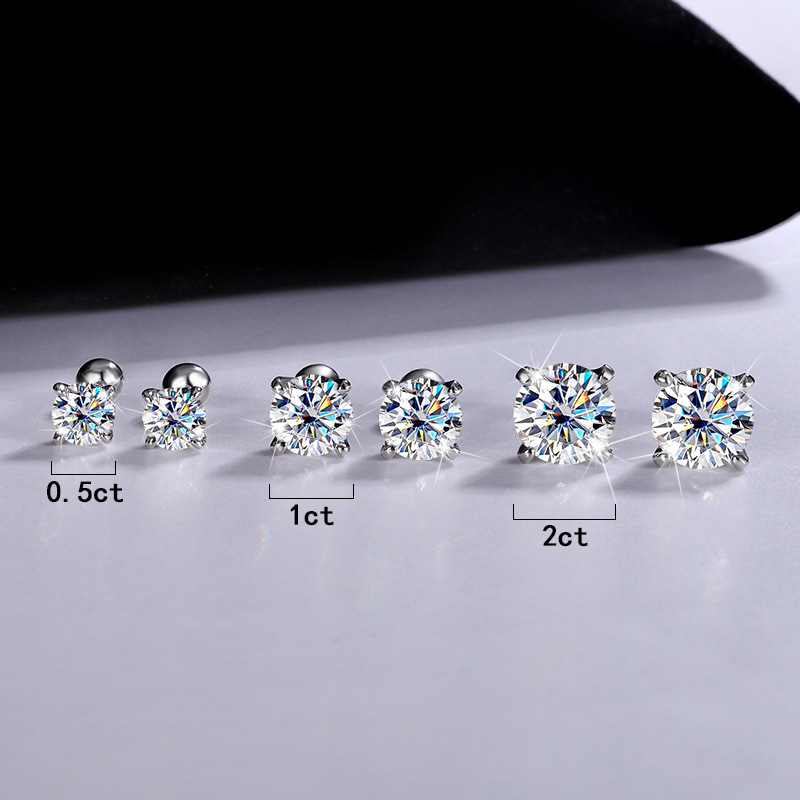 1/2 karatowe kolczyki sztyfty  – Diamond Stud Earrings recenzja i cena
