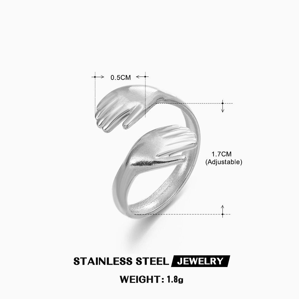 Pierścionek z motywem wzajemne – Minimalist Ring Stackable recenzja i cena
