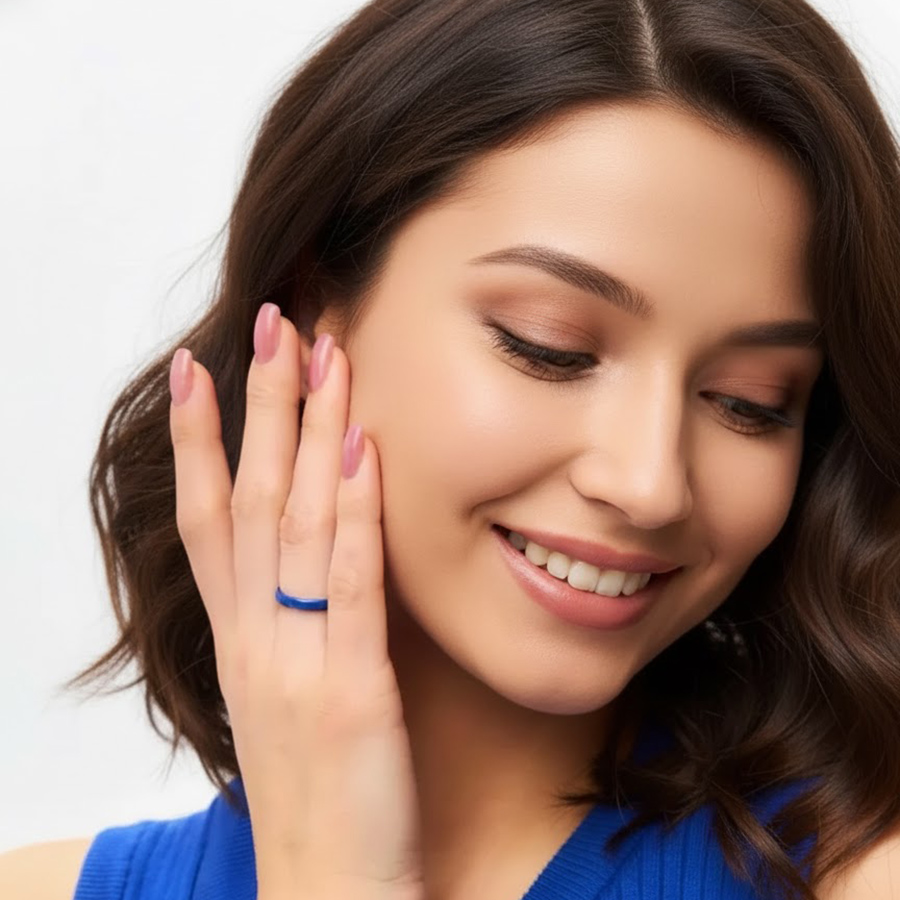 Ceramiczna obrączka ślubna dla – Minimalist Ring Stackable recenzja i cena