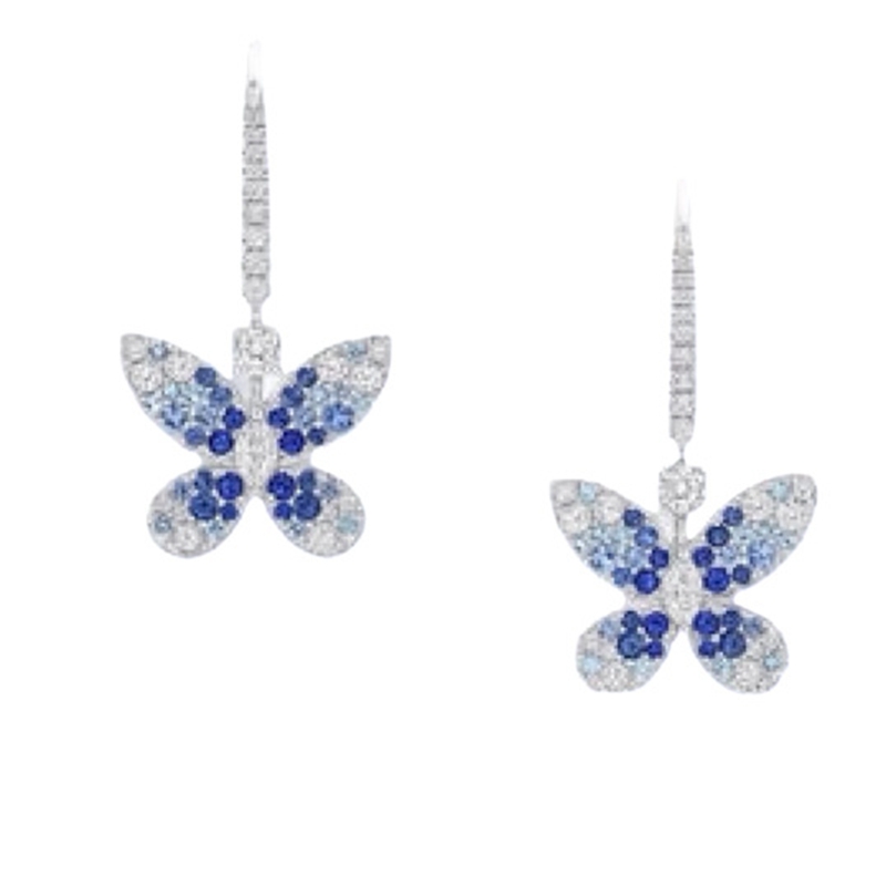 Nowe srebrne kolczyki, pierści – Diamond Stud Earrings recenzja i cena