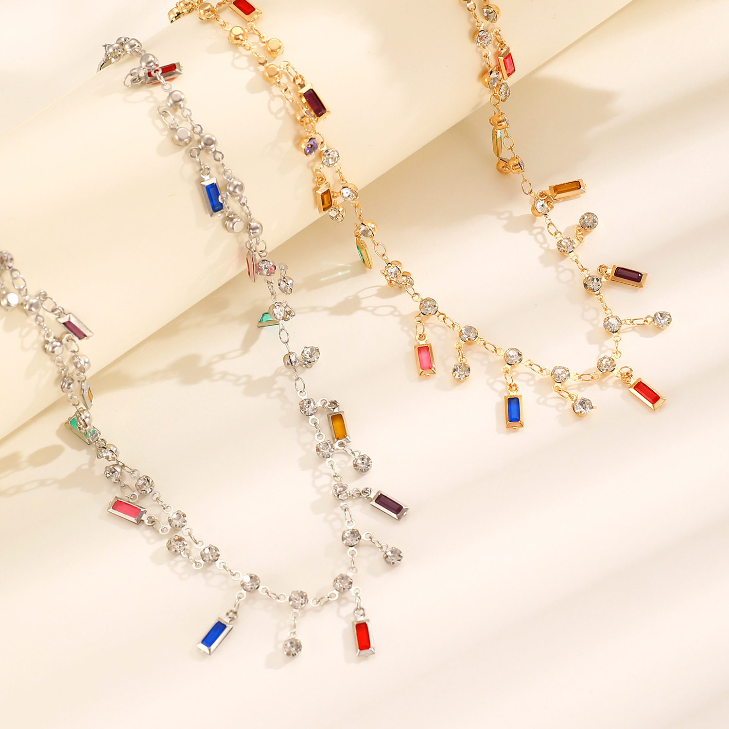 Modny naszyjnik z kolorowymi k – Crystal Choker Necklace recenzja i cena
