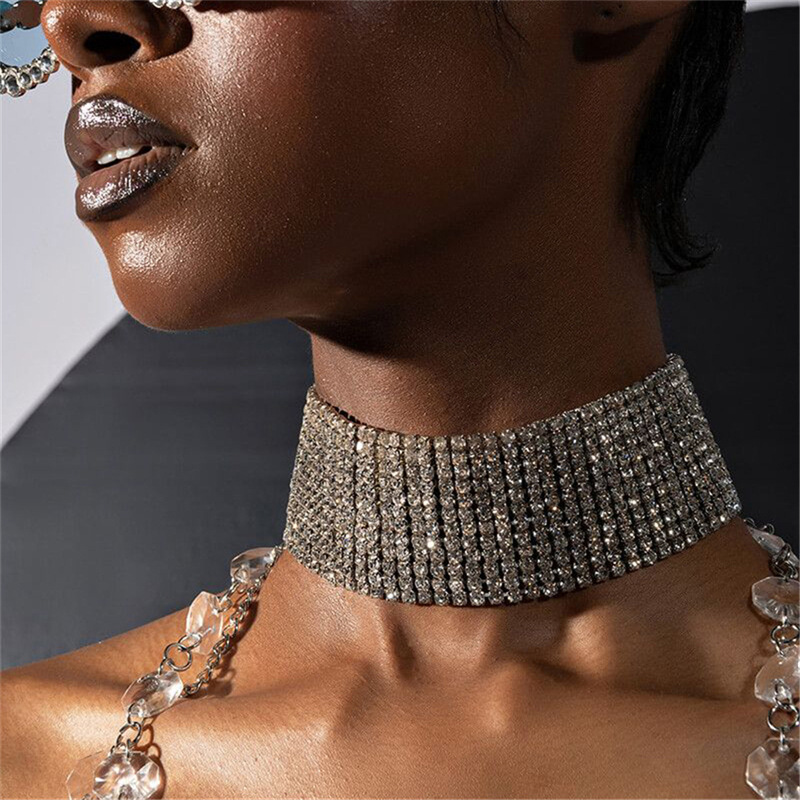 Naszyjnik Dla Kobiet Kryształo – Crystal Choker Necklace recenzja i cena