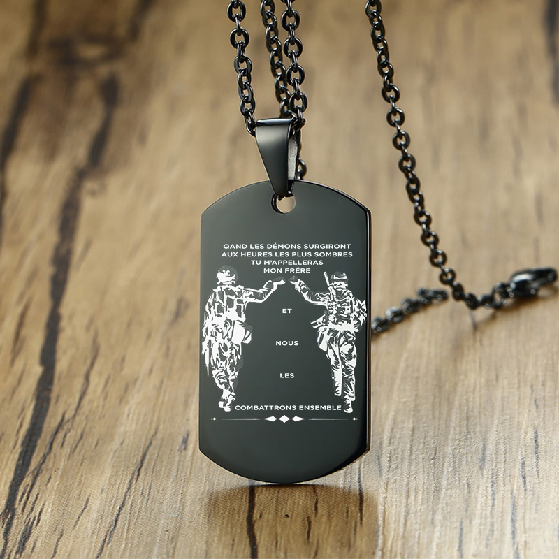 Vnox w najczarniejszej godzini – Mens Dog Tag Necklace recenzja i cena