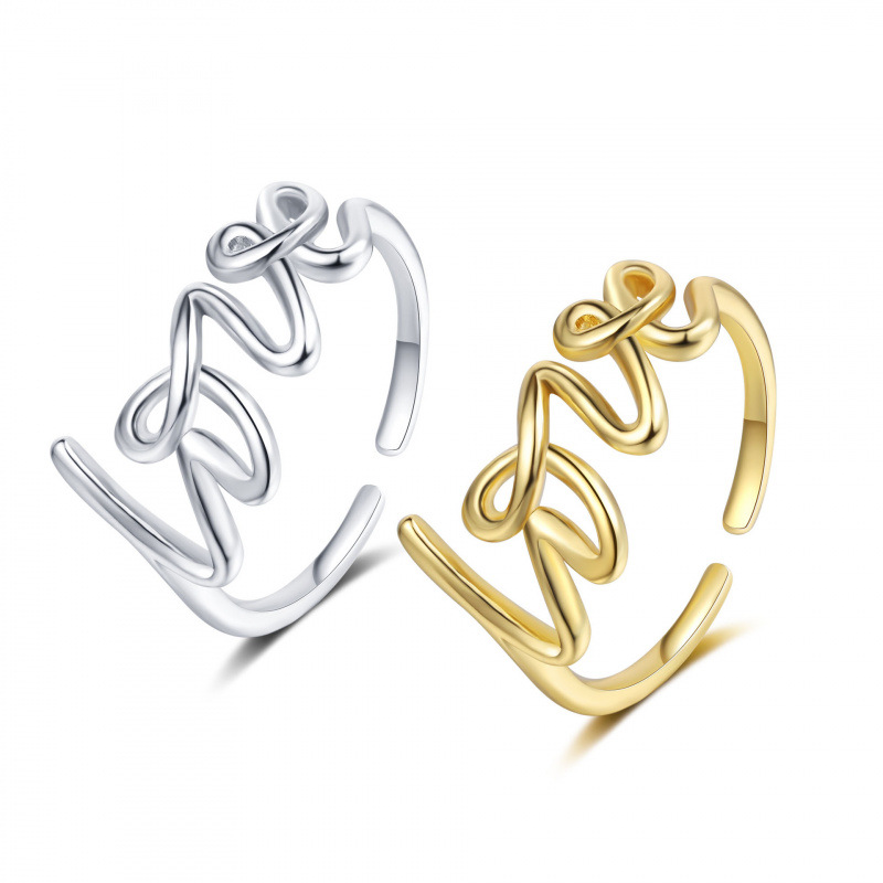 Pierścionek Otwarty z Napisem  – Minimalist Ring Stackable recenzja i cena