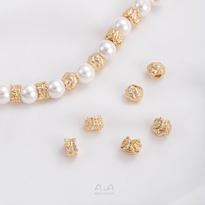 Wieniec z róż z wełny w kolorz – Rose Gold Bracelet recenzja i cena