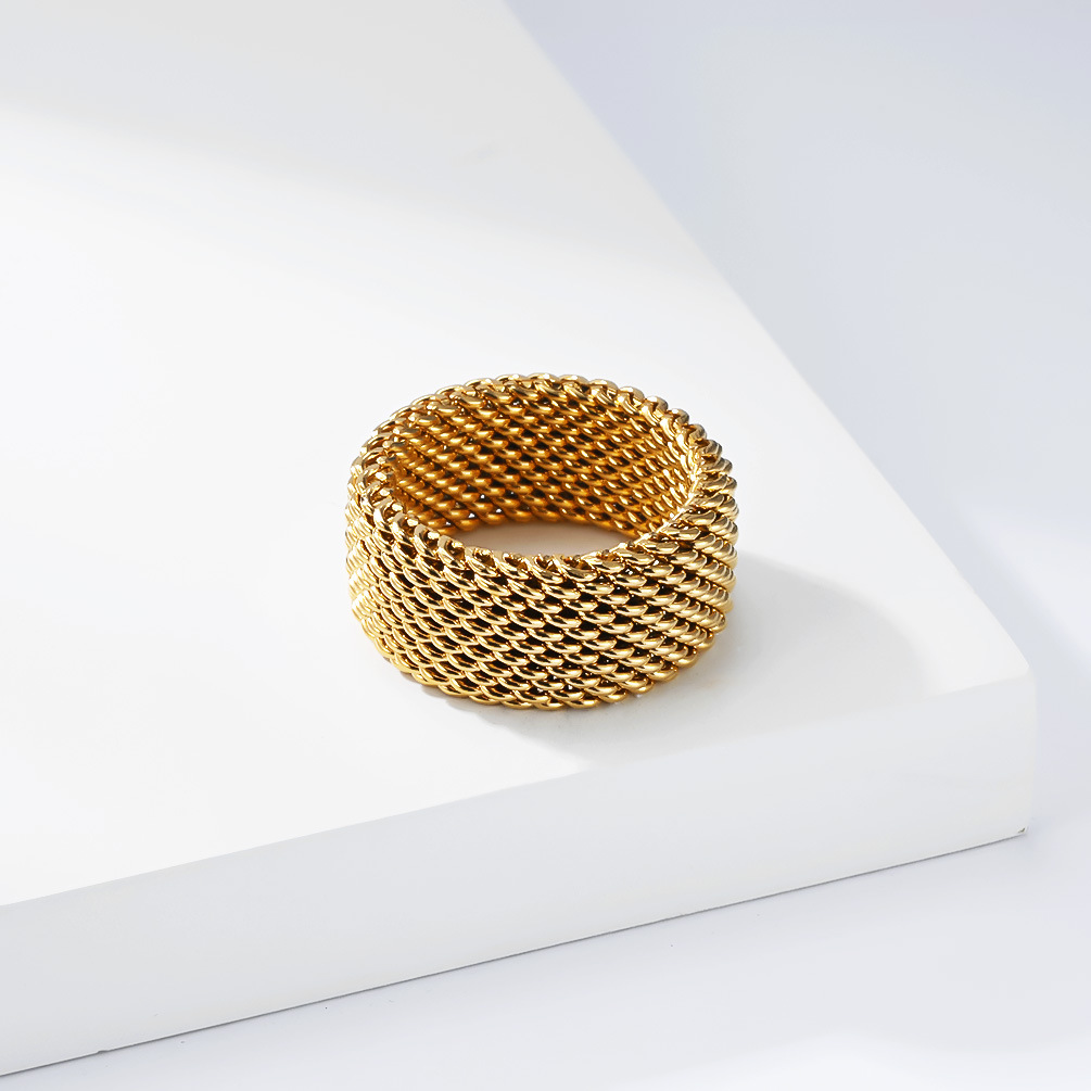 Modne pierścionki ze stali nie – Minimalist Ring Stackable recenzja i cena