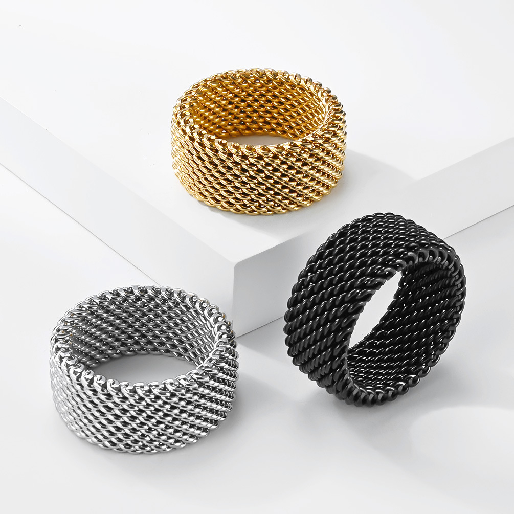 Modne pierścionki ze stali nie – Minimalist Ring Stackable recenzja i cena