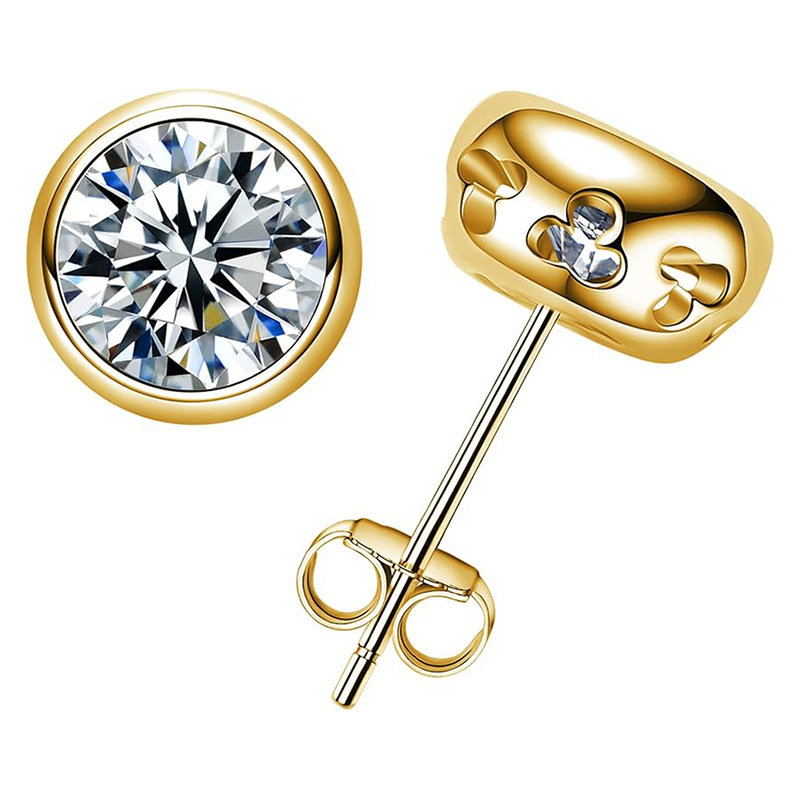 Prawdziwe kolczyki sztyfty z m – Diamond Stud Earrings recenzja i cena