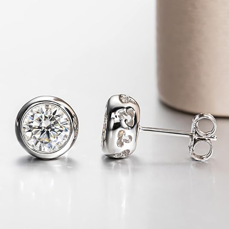 Prawdziwe kolczyki sztyfty z m – Diamond Stud Earrings recenzja i cena