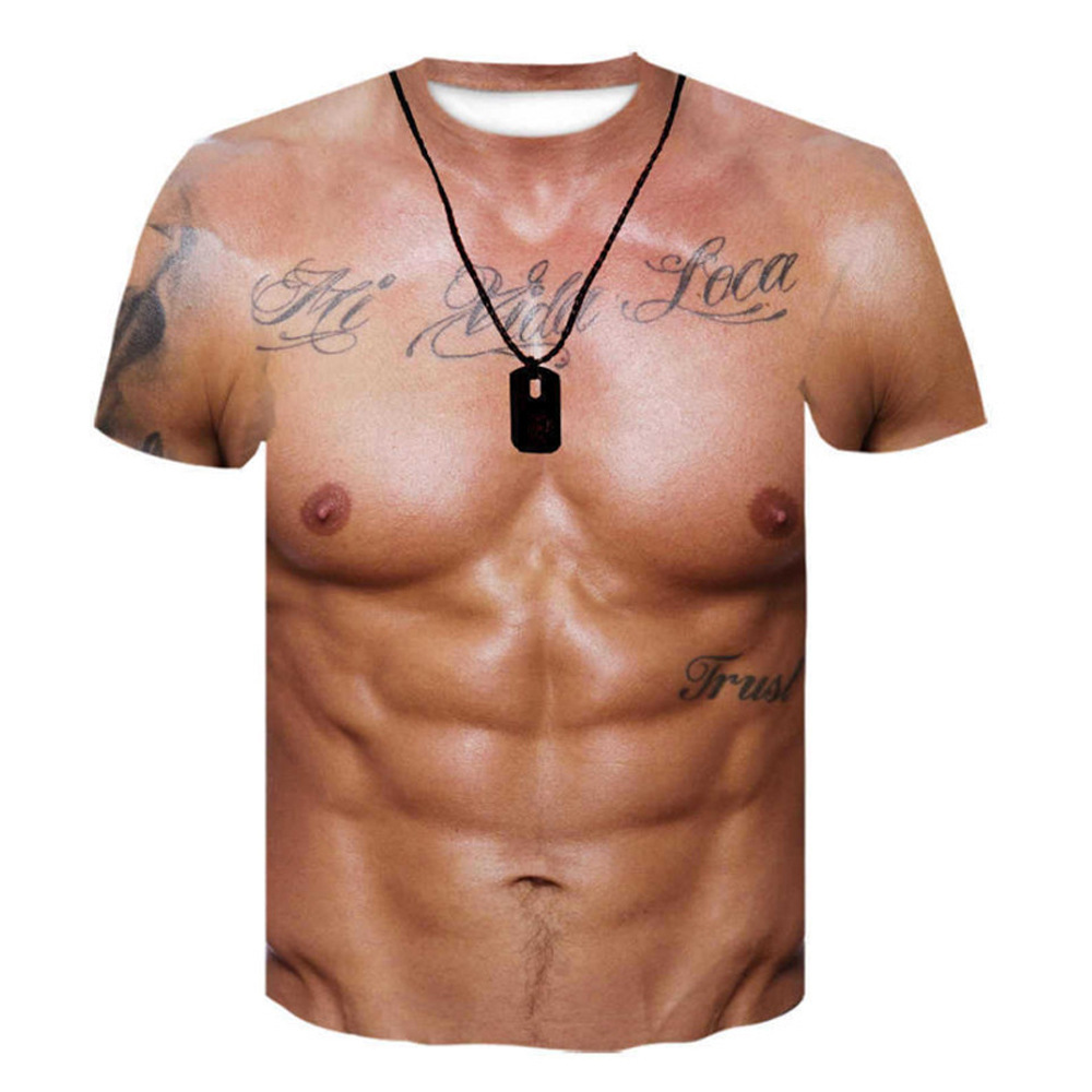 Męska śmieszna koszulka z 3D n – Mens Dog Tag Necklace recenzja i cena